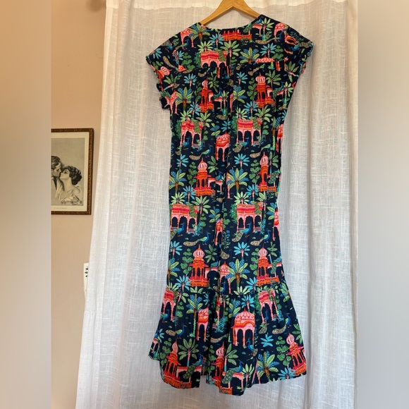 Printfresh Peacock Palace Daylight Nightgown Size S - Picture 2 of 6